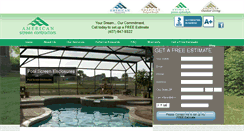 Desktop Screenshot of americanscreencontractors.com